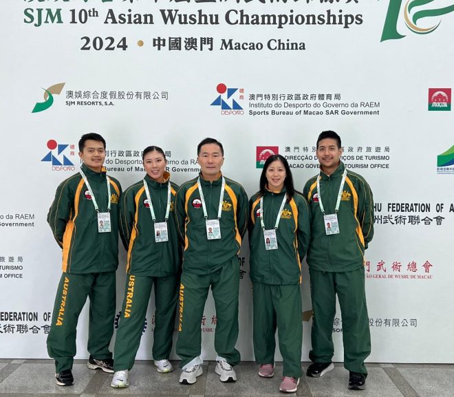 Australian Team at 10th Asian Wushu Championships